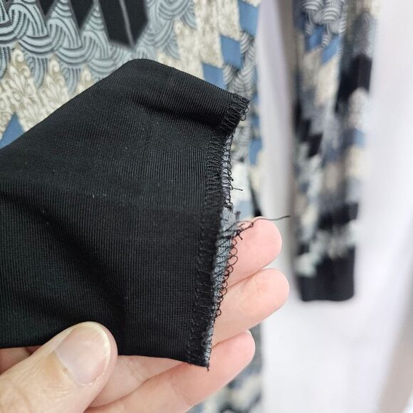 Cache Geometric Print Wrap Dress Size XS - Picture 9 of 9